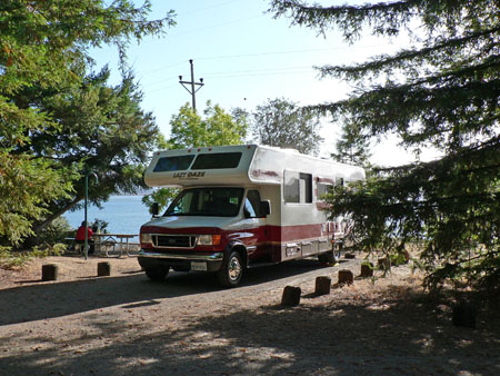 Cholula Red at camp